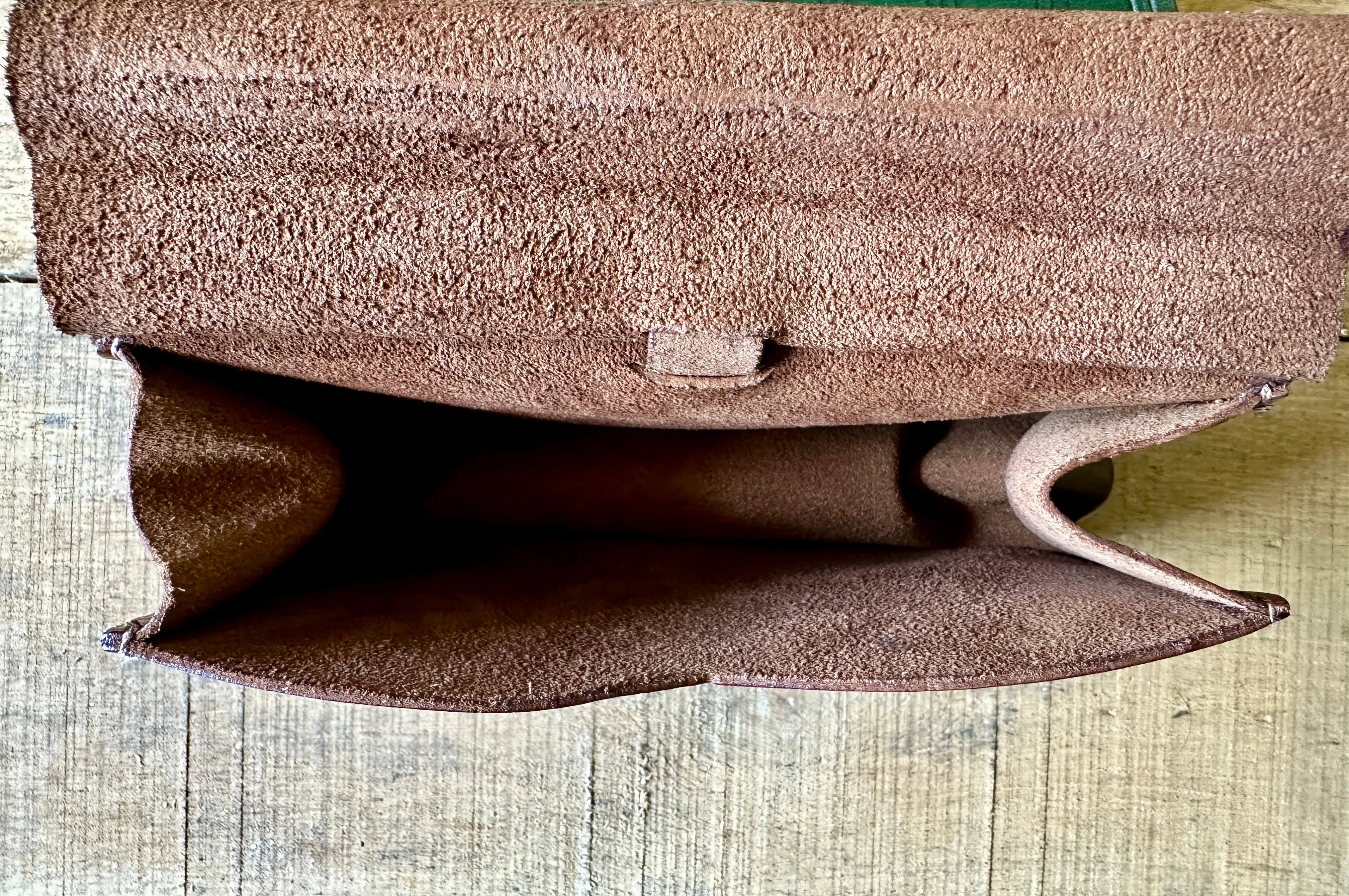 14th-16thC Bollock pouch with decoration and gusset