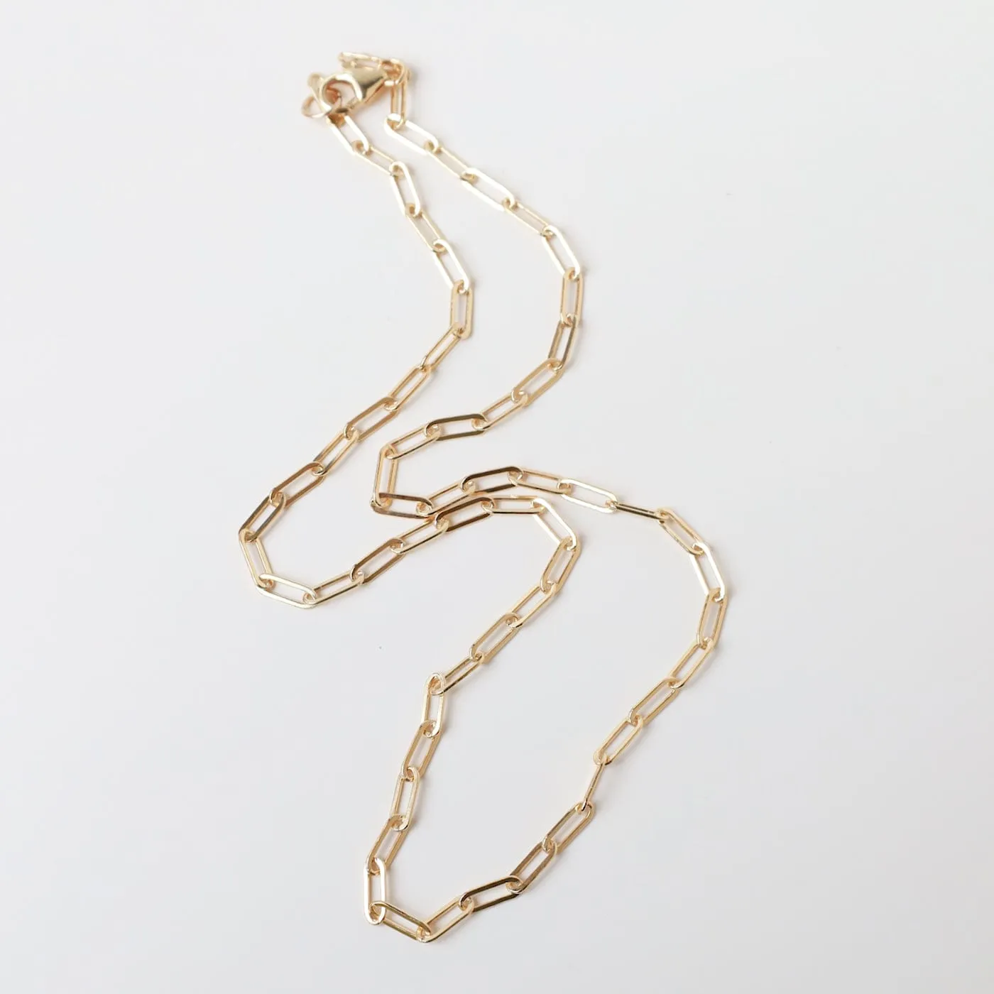 16" Flat Drawn Cable Chain