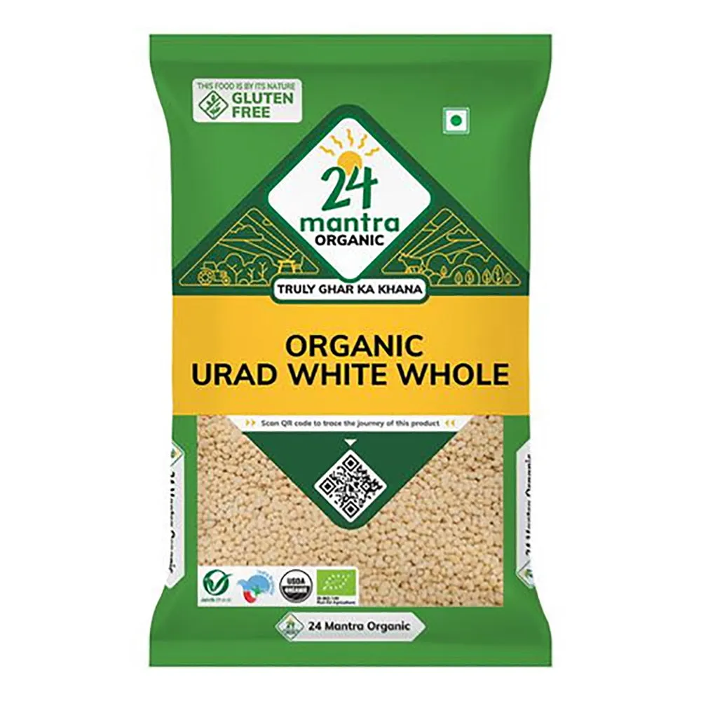 24 Mantra Organic Urad Dal White Whole