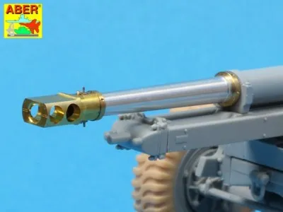 Aber 1/35 British 25 pdr Late Barrel MK2 With Muzzle Brake 35 L-127