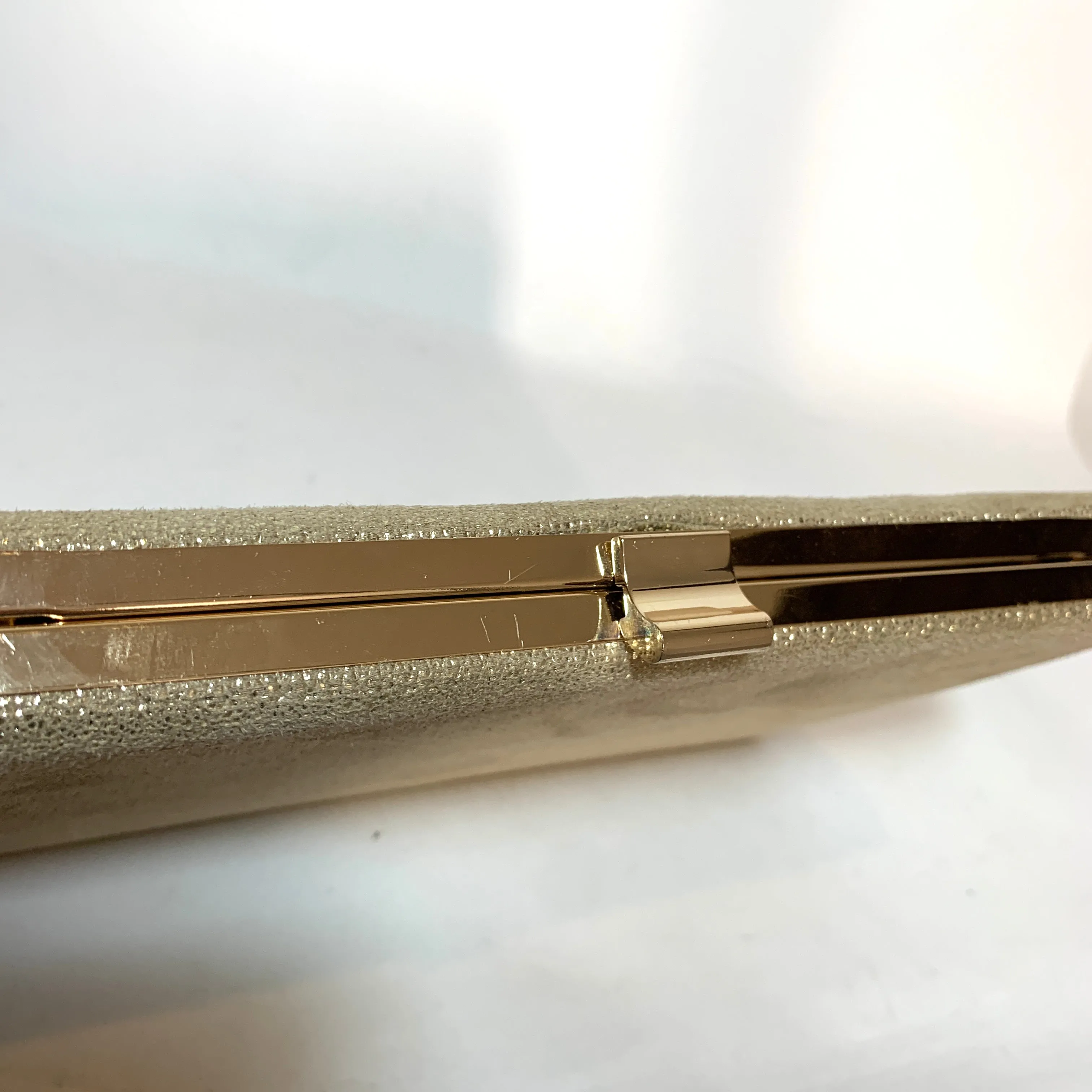Accessorize Large Gold Clutch | Like New |