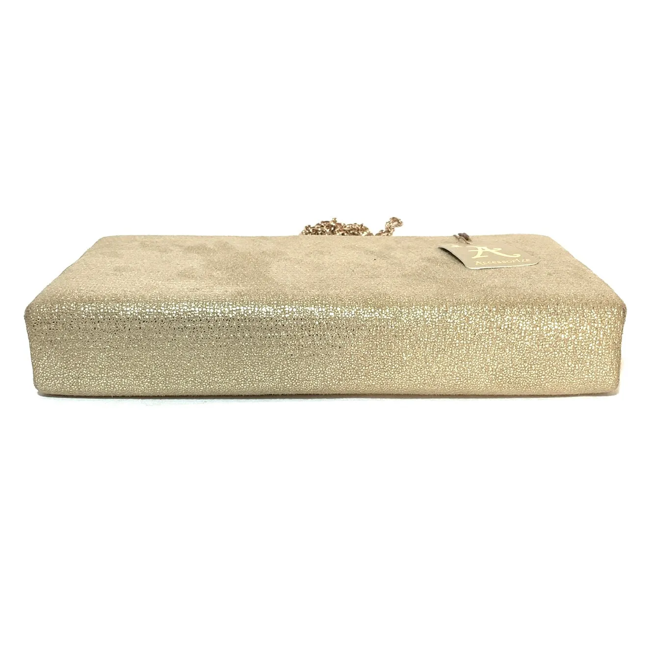 Accessorize Large Gold Clutch | Like New |