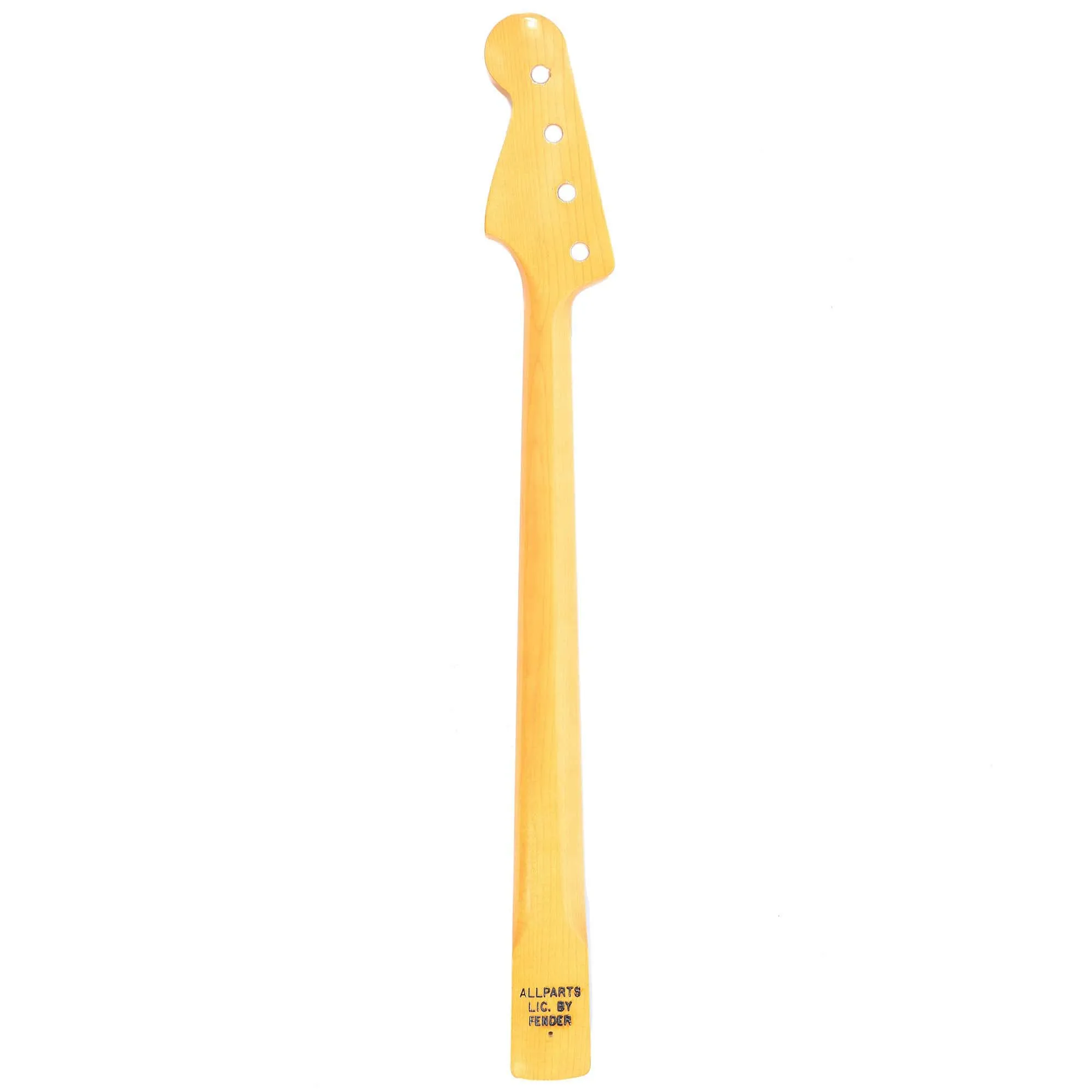 Allparts Replacement Maple Fretted Neck For Jazz Bass w/Ebony Fretboard