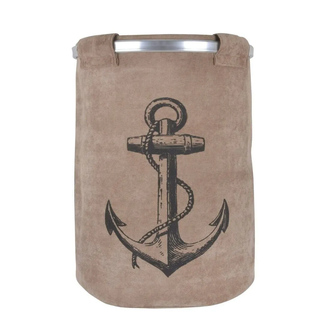 Anchor Large Foldable Pop Up Fabric Laundry Hamper Bag Washing Storage Basket