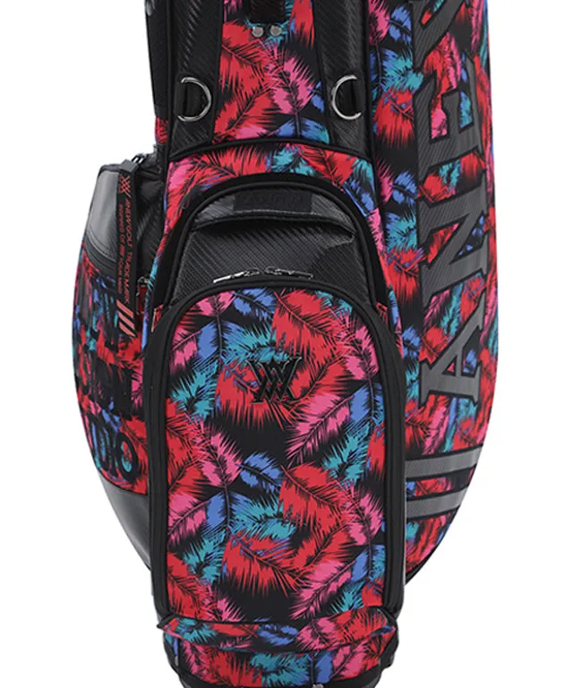ANEW Golf: VIVID Hawaii Pattern Stand Bag - Red