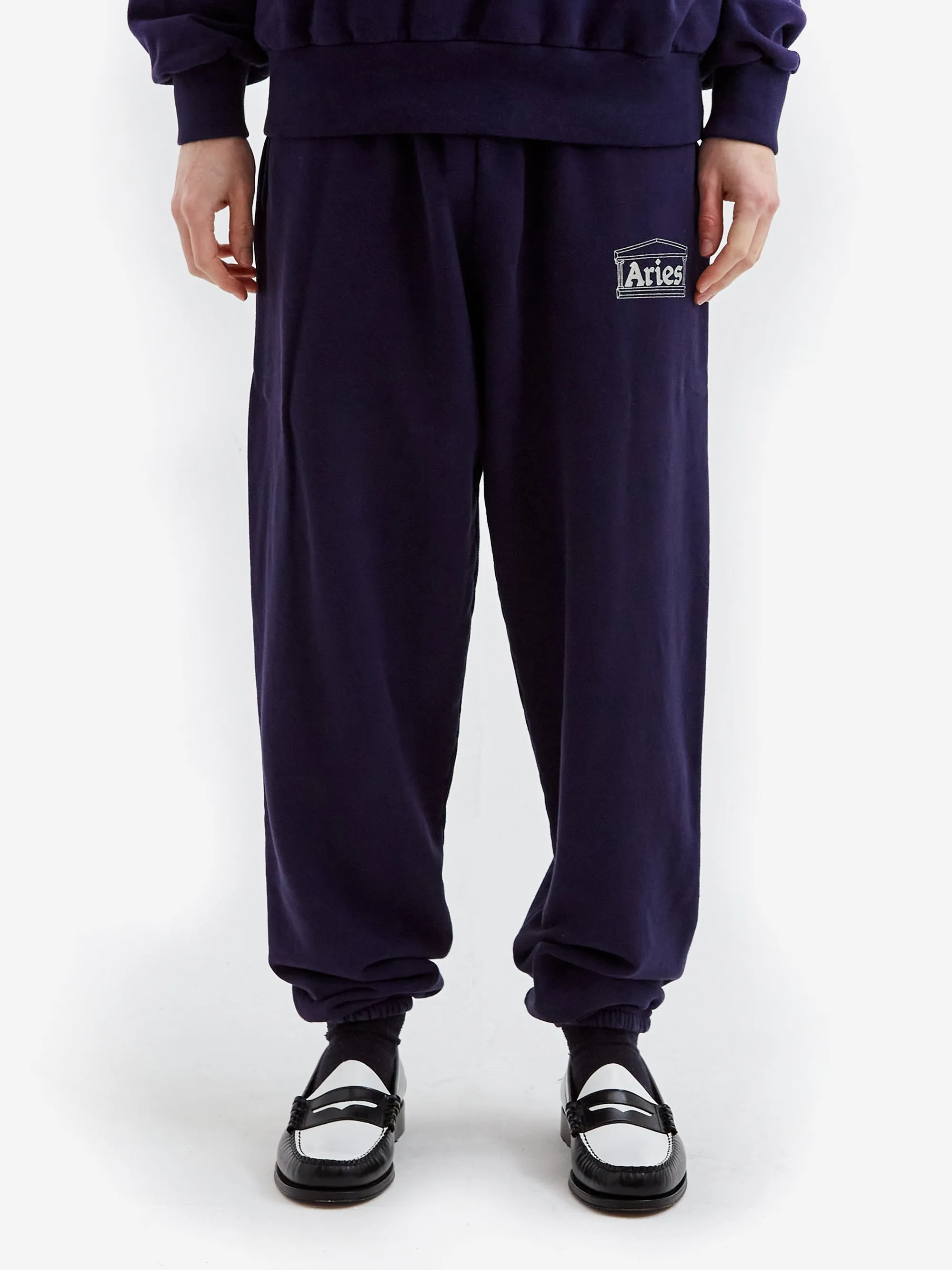 Aries Mini Temple Sweatpant - Navy
