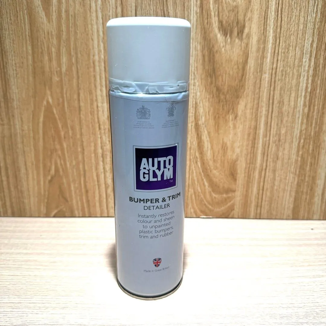 Autoglym Bumper & Trim Detailer, 450ml - Car Trim Restorer Instantsly Restores Colour and Sheen to Unpainted Bumpers and Trims, White