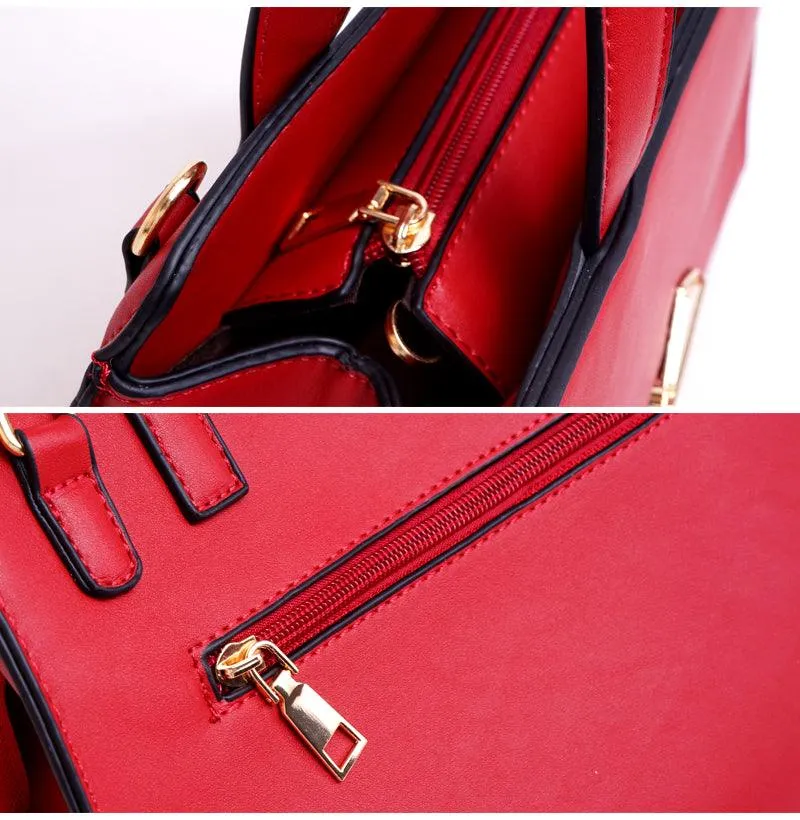 Avalynn Satchel Women Fashion Leather Bag - Pink