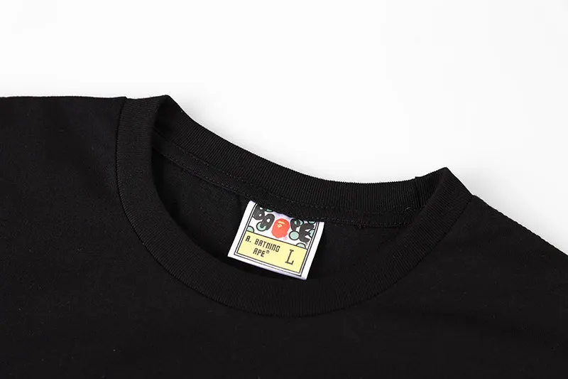 BAPE Color Camo Milo On Big Ape Tee (FW22) Black Blue