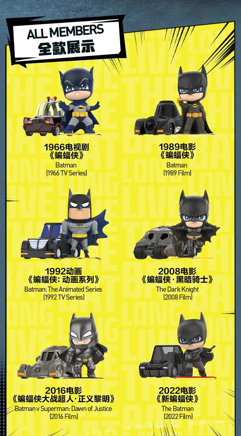 Batman 85th Anniversary Series Blind Box – Action Figure Surprise Ornament for Desk Decoration and Birthday Gift