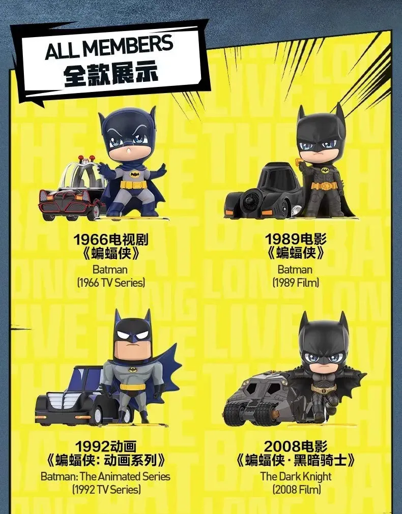 Batman 85th Anniversary Series Blind Box – Action Figure Surprise Ornament for Desk Decoration and Birthday Gift
