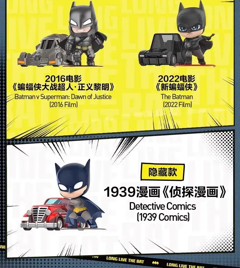 Batman 85th Anniversary Series Blind Box – Action Figure Surprise Ornament for Desk Decoration and Birthday Gift