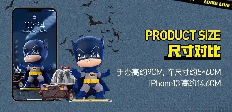 Batman 85th Anniversary Series Blind Box – Action Figure Surprise Ornament for Desk Decoration and Birthday Gift