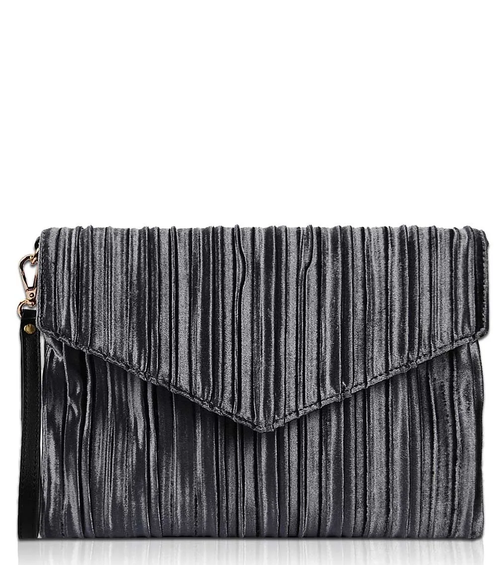 Bruna Velvet Clutch VV1460