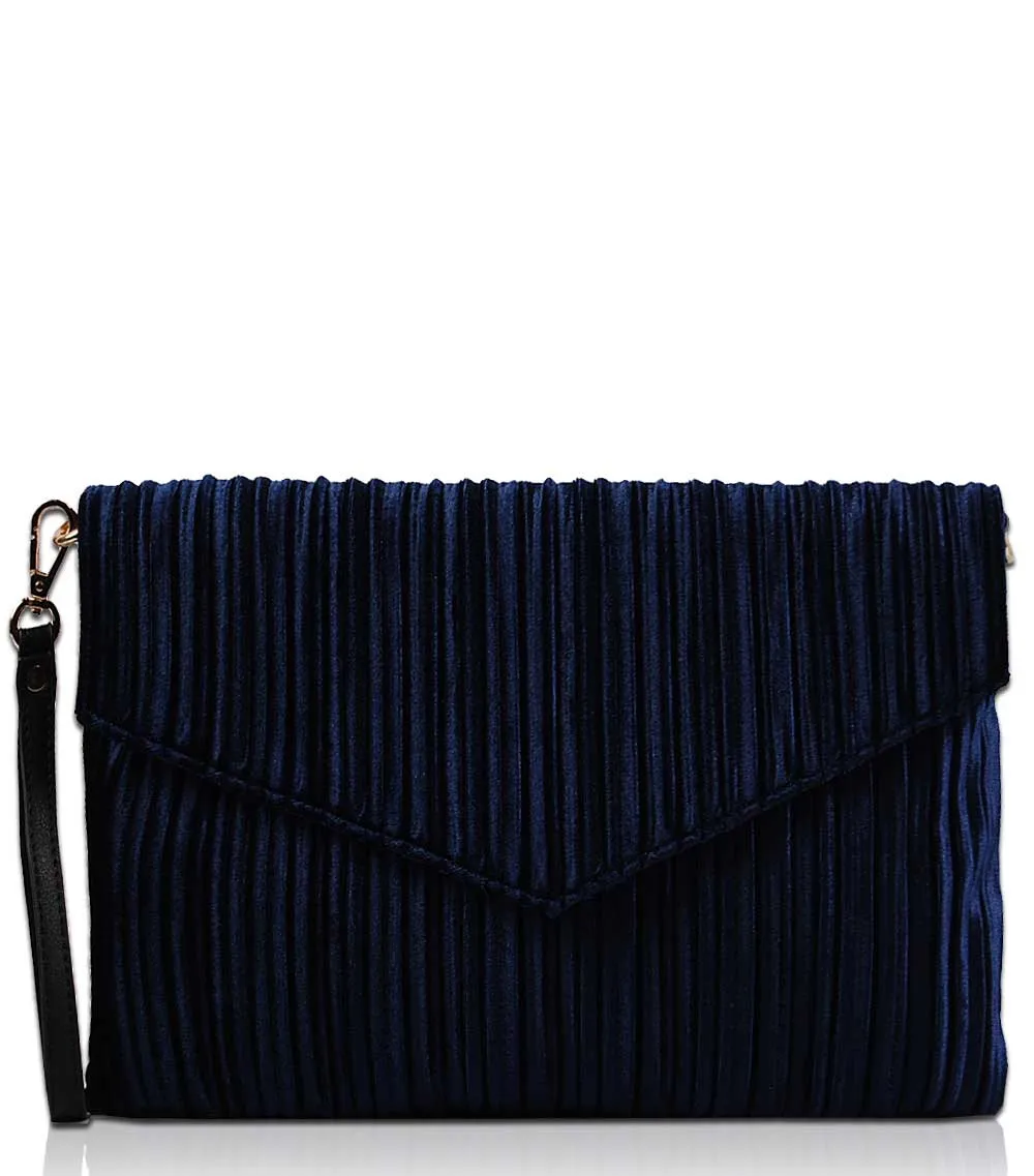 Bruna Velvet Clutch VV1460
