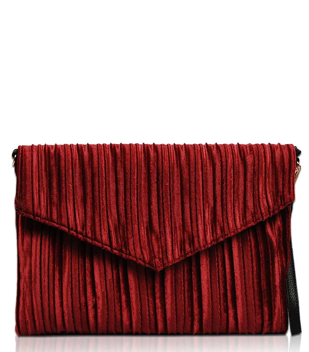 Bruna Velvet Clutch VV1460