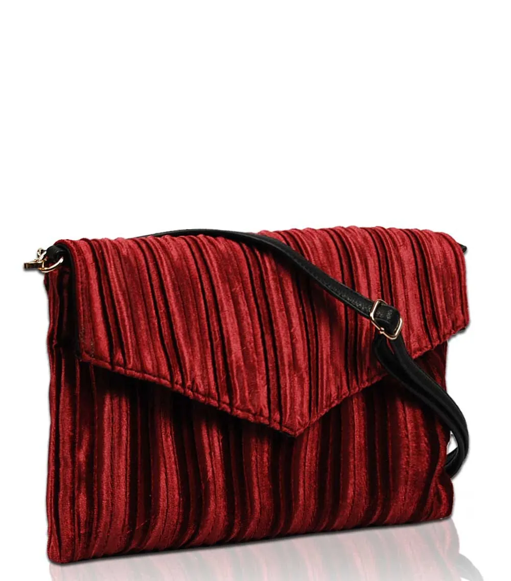 Bruna Velvet Clutch VV1460