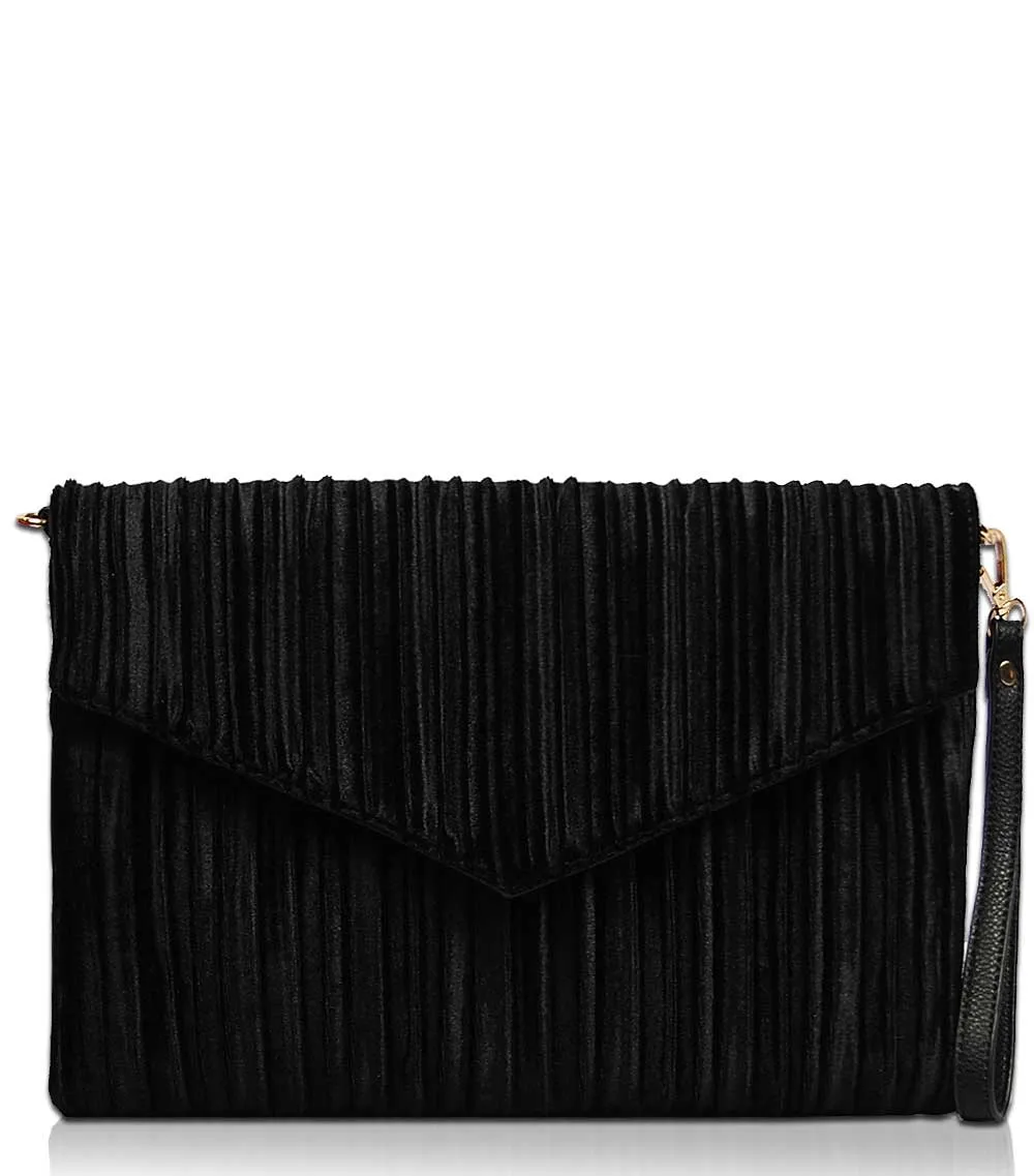 Bruna Velvet Clutch VV1460