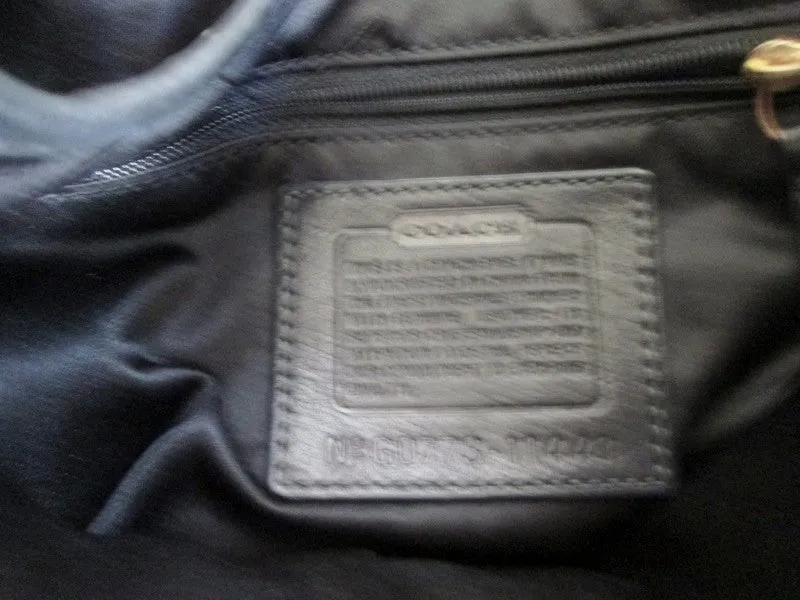 COACH 11441 Leather BLEEKER FRONT FLAP Handbag Hobo Shoulder Bag BLACK