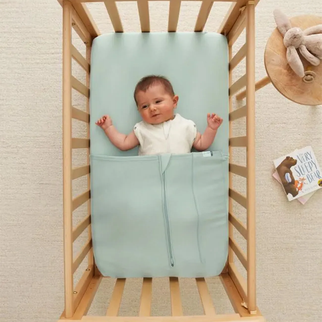 Cocoon Swaddle Bag 0.2 TOG - Oatmeal Marle
