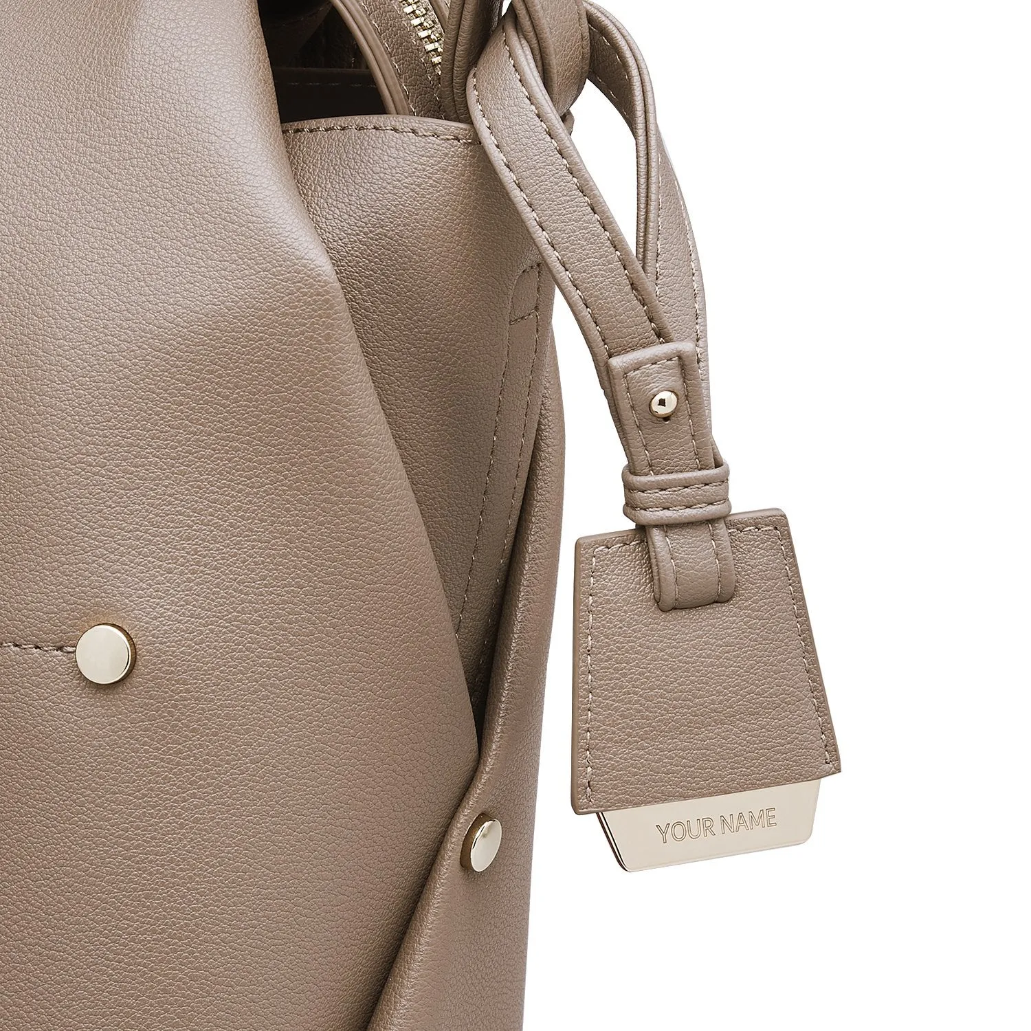 Coley Bag Tag - Mocha