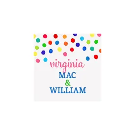 Confetti Gift Tags & Stickers
