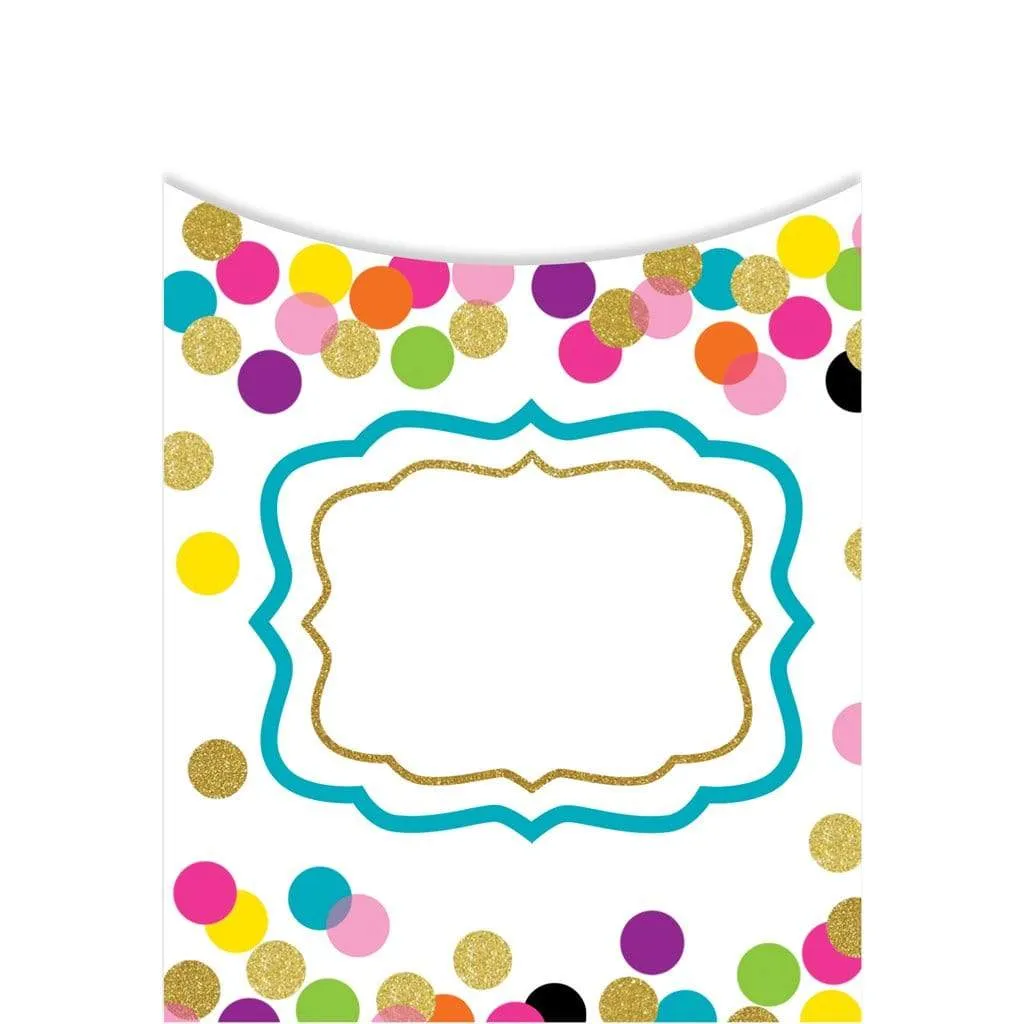 Confetti Library Pockets