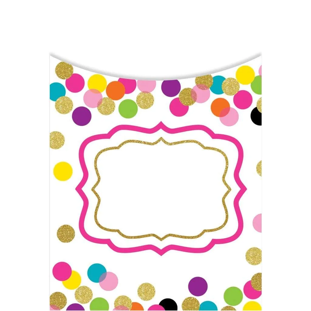 Confetti Library Pockets