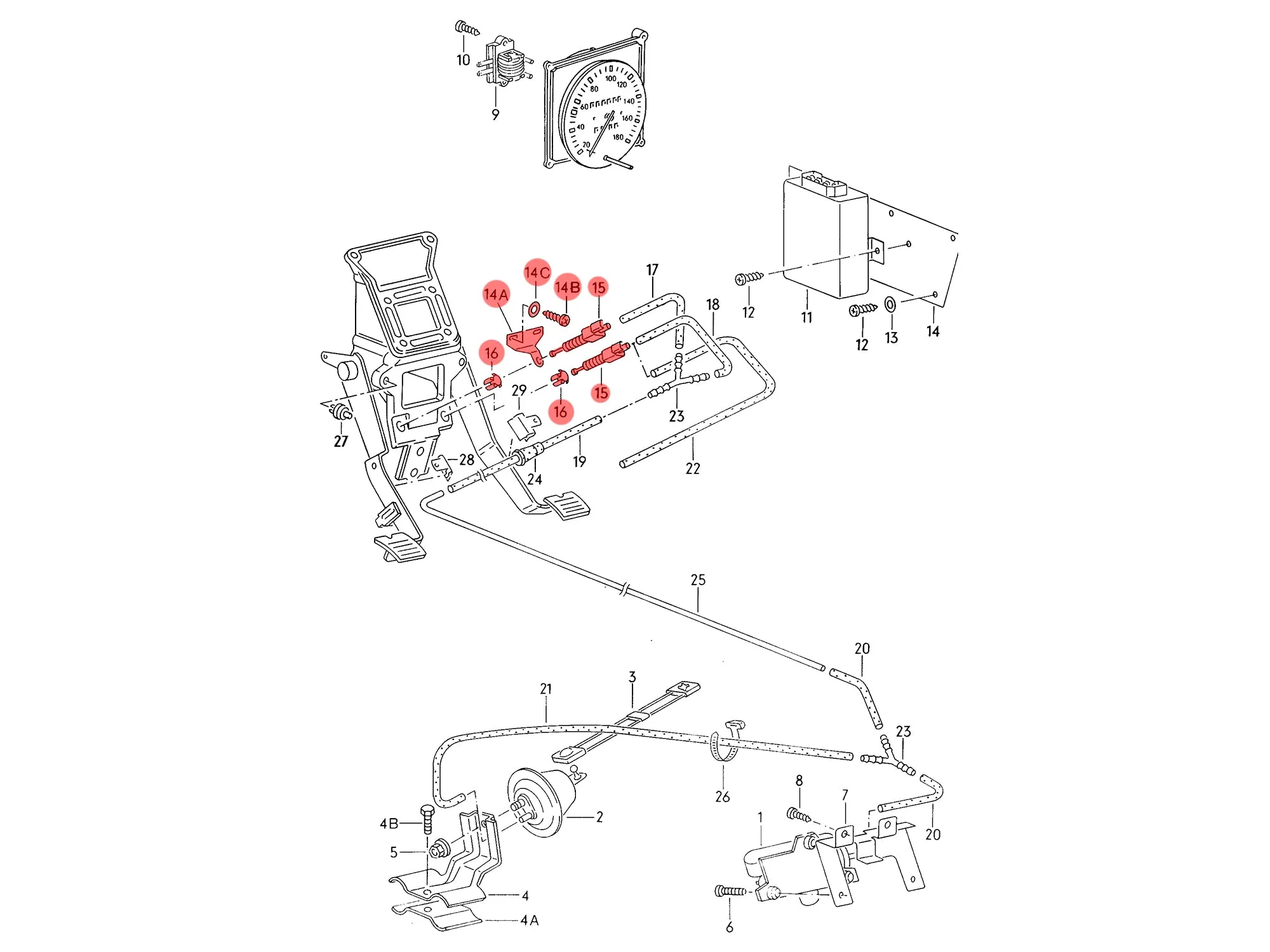 Cruise Control Cancelling Switch Kit [Vanagon]