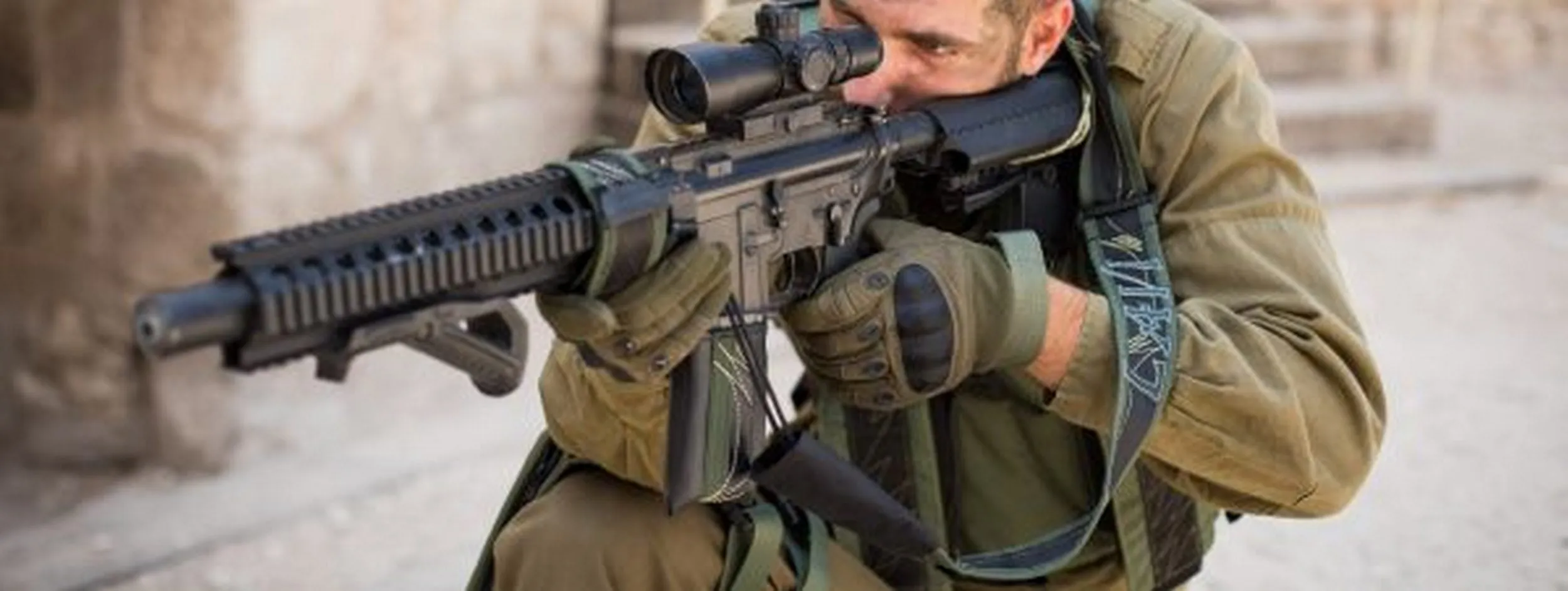 Customized Cloth Rifle Sling- Green
