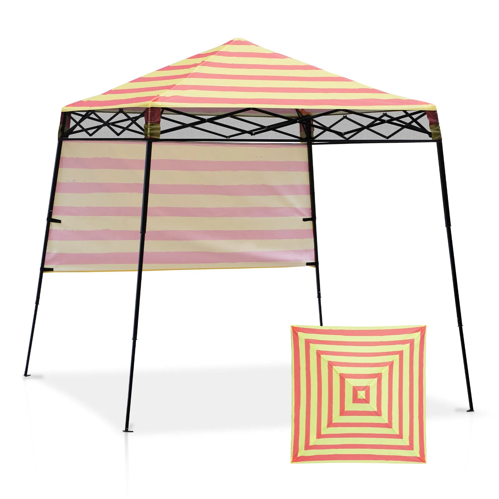 EAGLE PEAK Day Tripper 8x8 Slant Leg Canopy w/ Backpack (36 sqft of Shade)