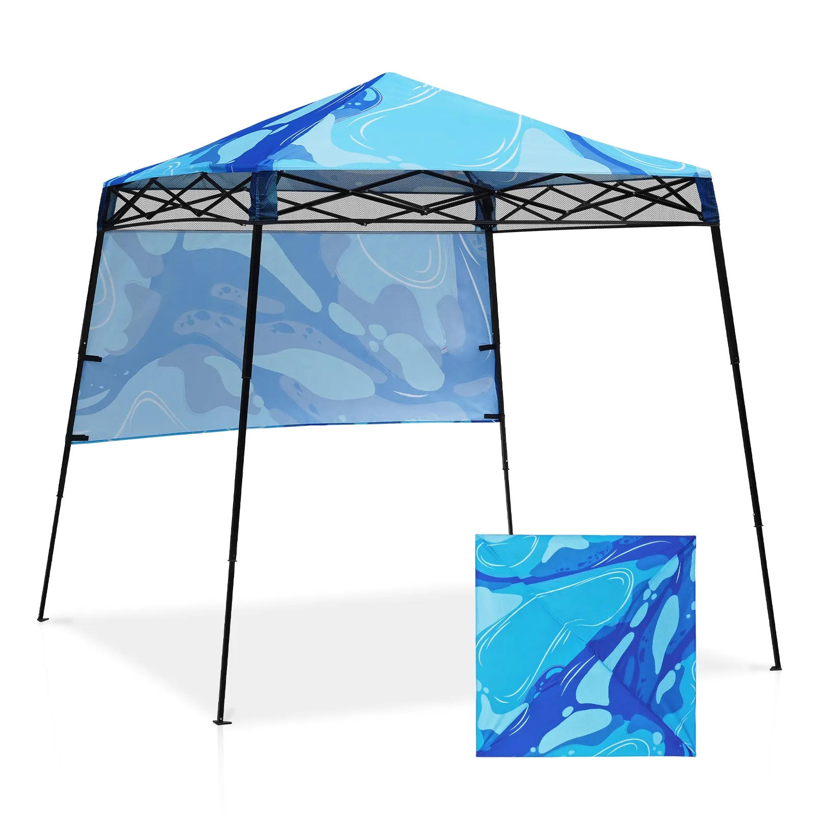 EAGLE PEAK Day Tripper 8x8 Slant Leg Canopy w/ Backpack (36 sqft of Shade)