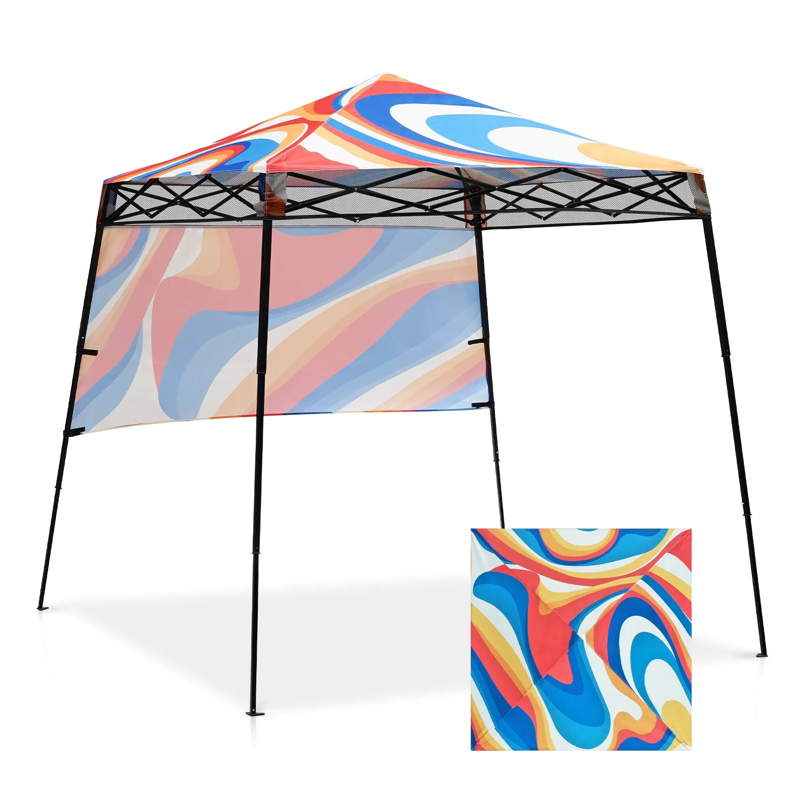 EAGLE PEAK Day Tripper 8x8 Slant Leg Canopy w/ Backpack (36 sqft of Shade)