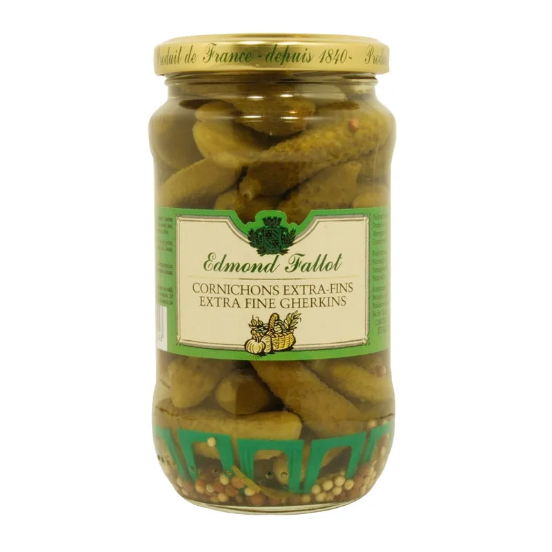 Edmond Fallot Cornichon Pickles Extra Fine Gherkins