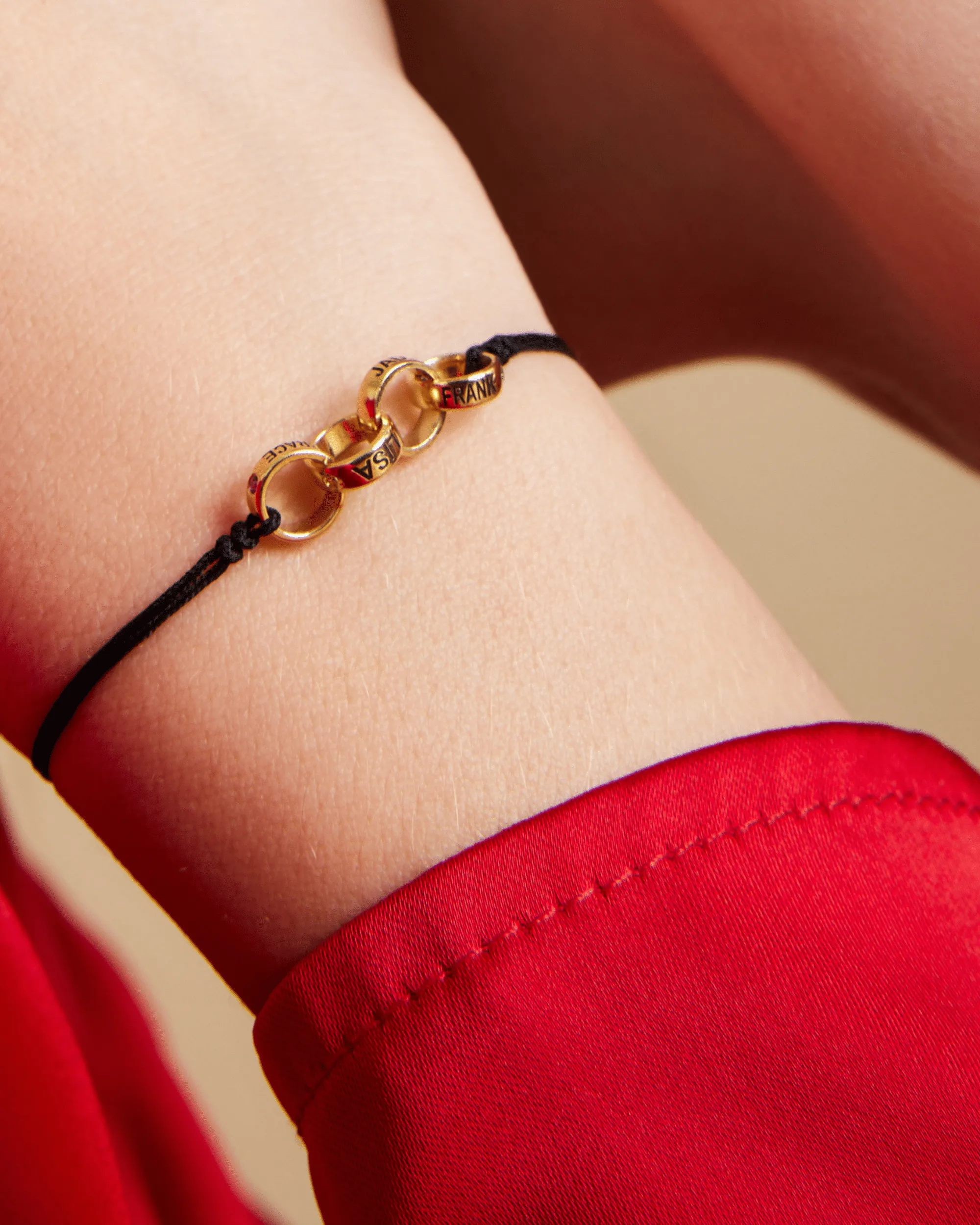 Engravable Links of Love - 14K Yellow Gold