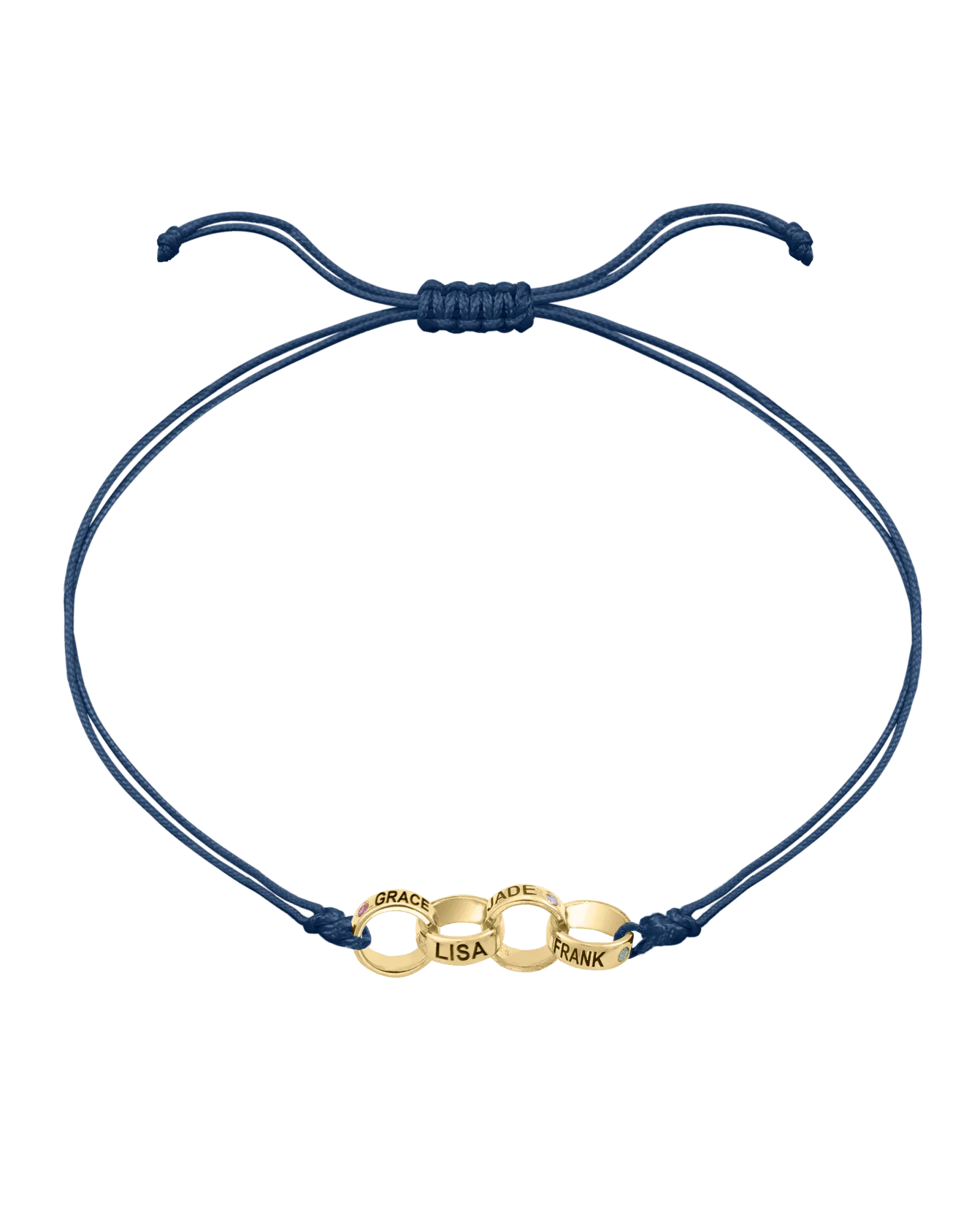 Engravable Links of Love - 14K Yellow Gold