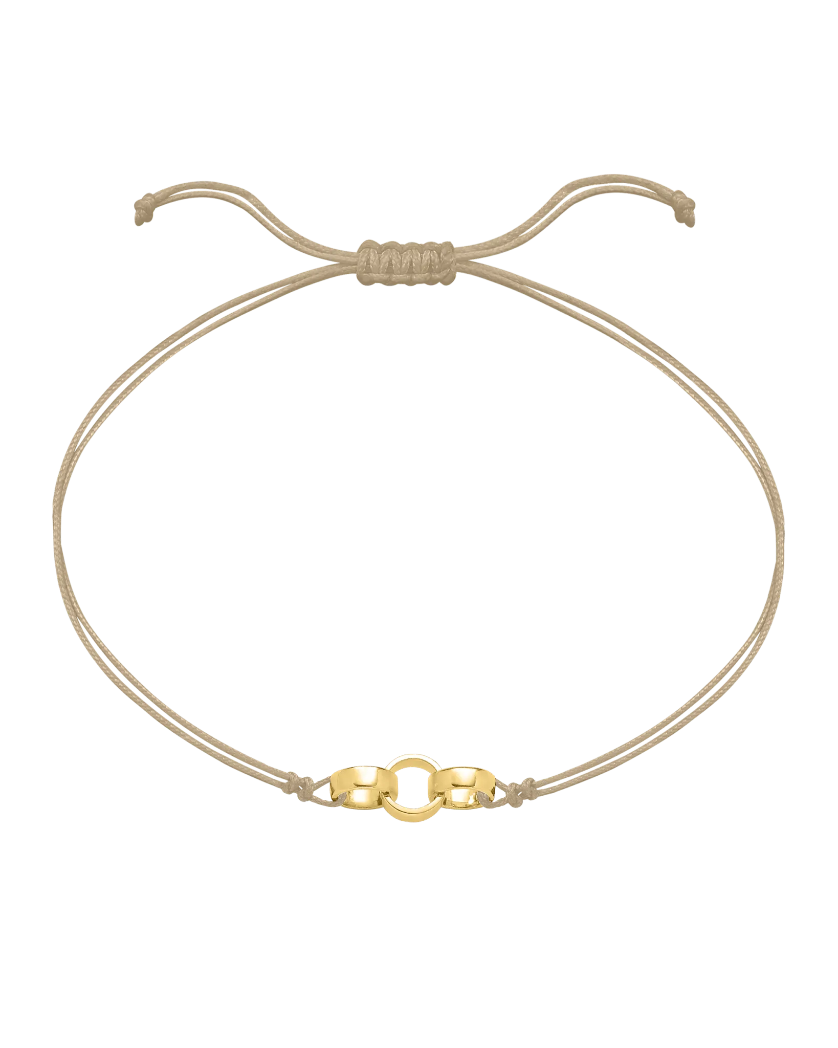 Engravable Links of Love - 14K Yellow Gold