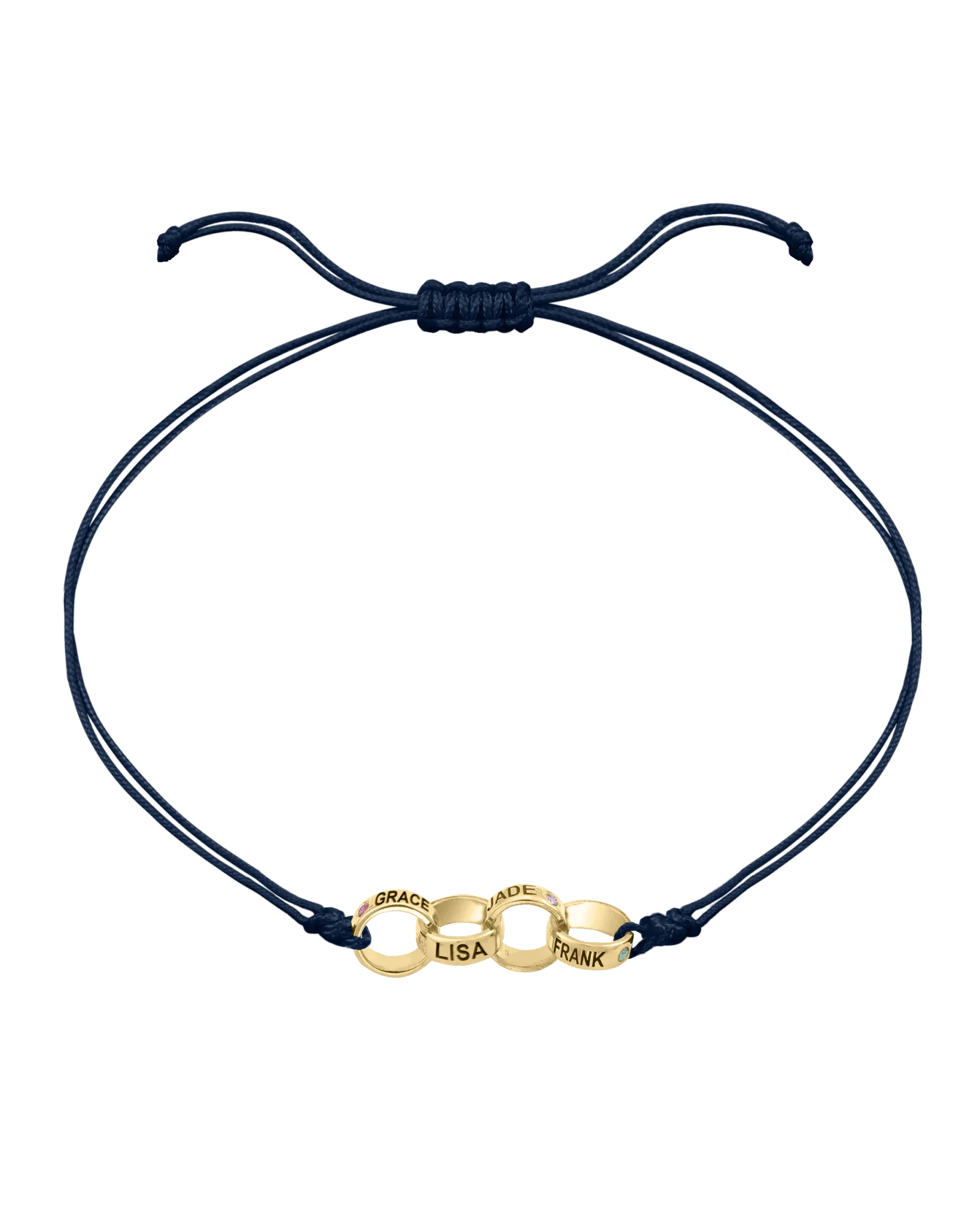 Engravable Links of Love - 14K Yellow Gold