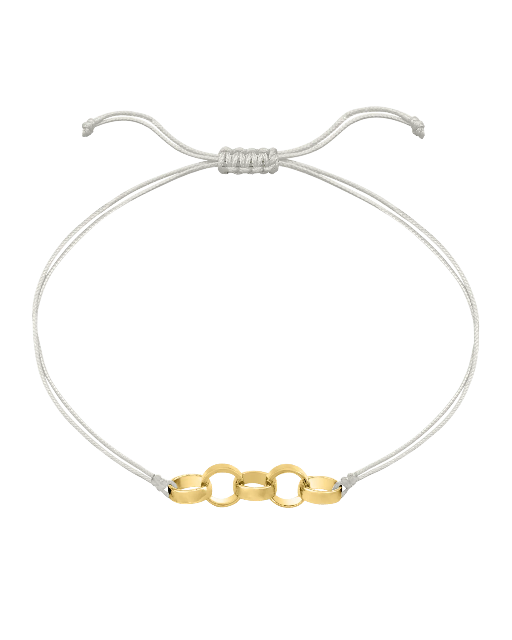 Engravable Links of Love - 14K Yellow Gold