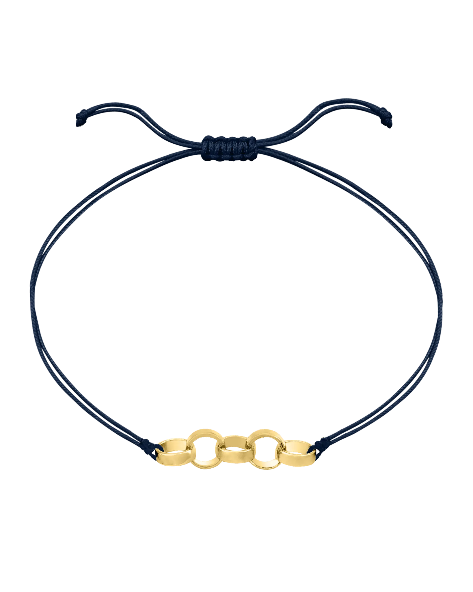 Engravable Links of Love - 14K Yellow Gold