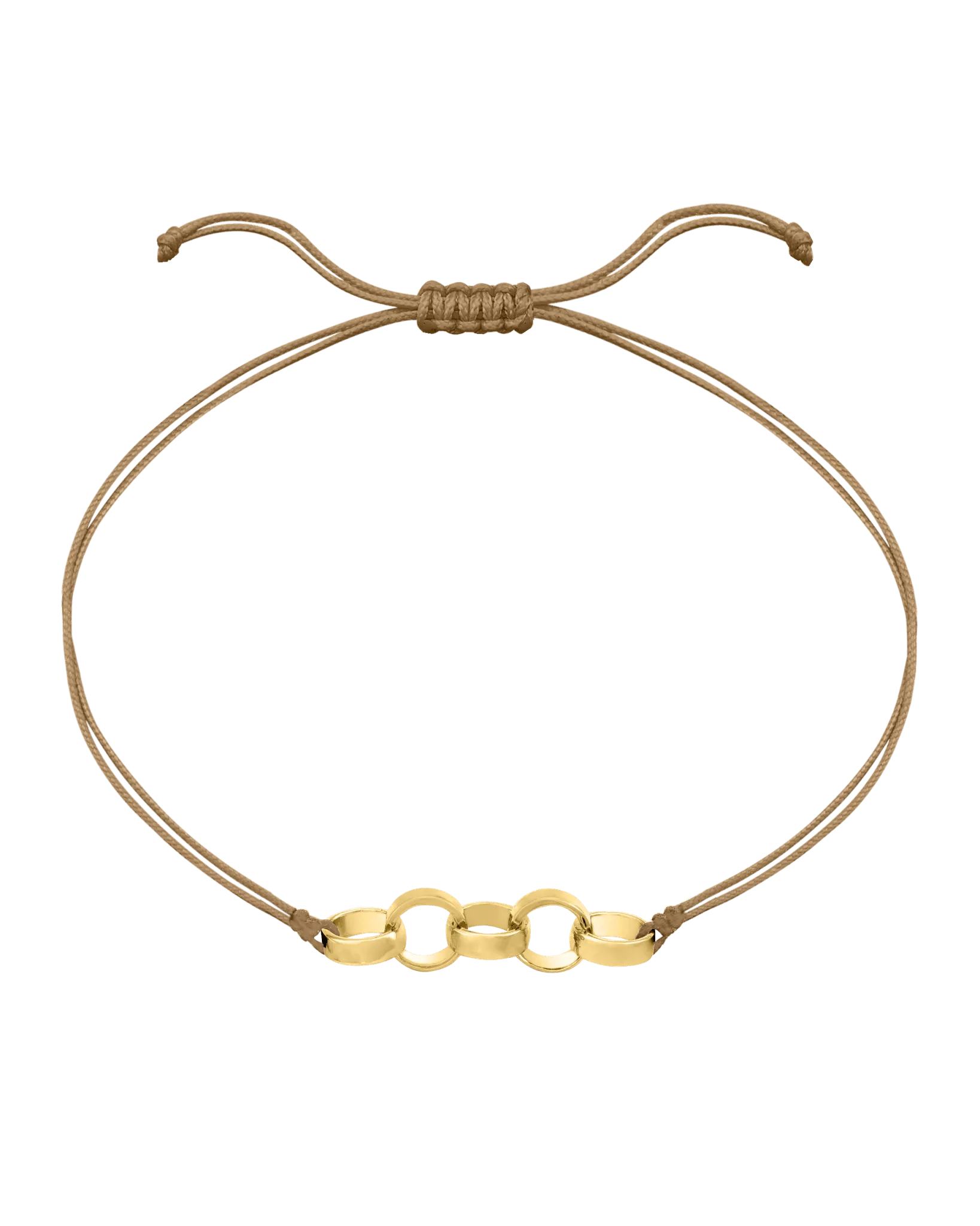 Engravable Links of Love - 14K Yellow Gold