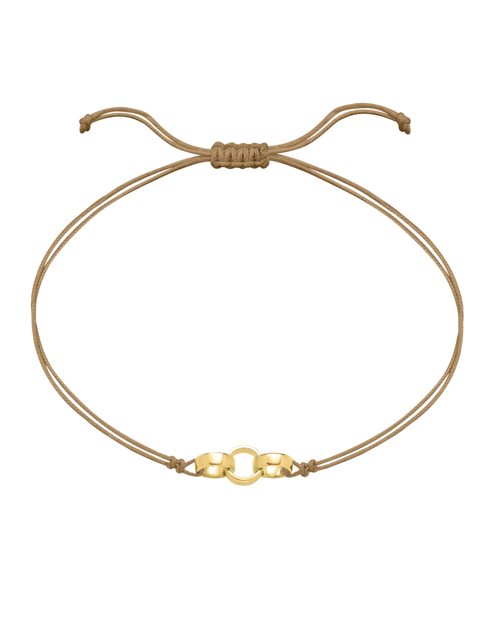 Engravable Links of Love - 14K Yellow Gold