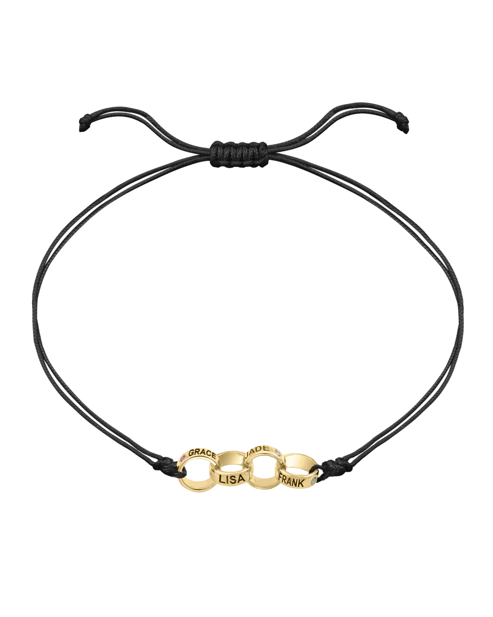 Engravable Links of Love - 14K Yellow Gold