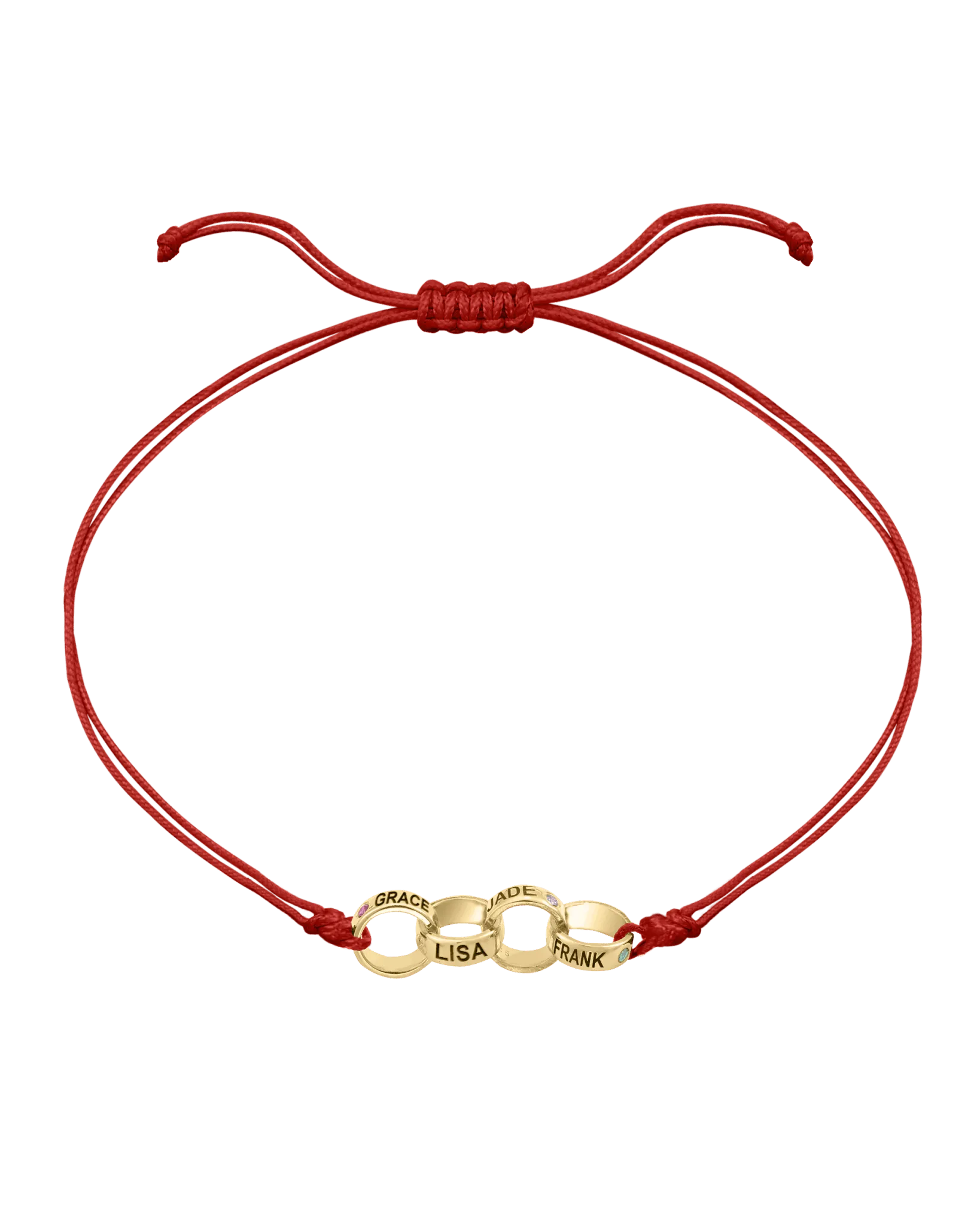 Engravable Links of Love - 14K Yellow Gold