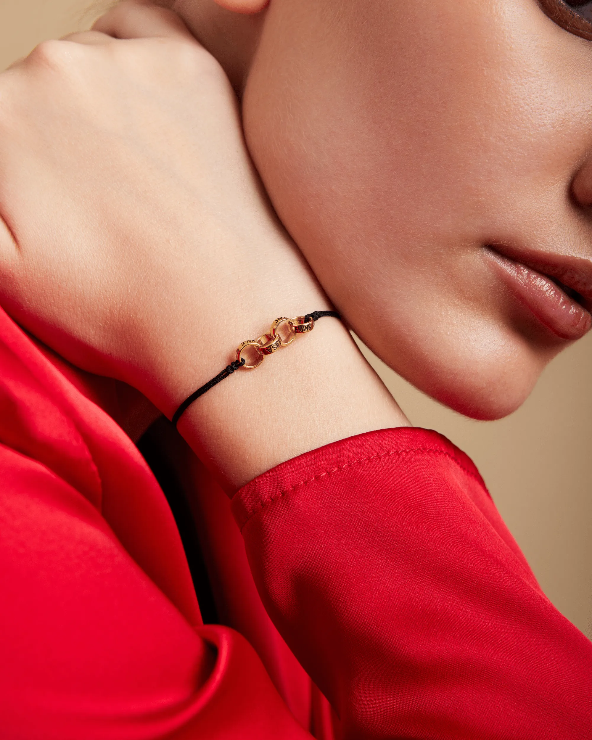 Engravable Links of Love - 14K Yellow Gold