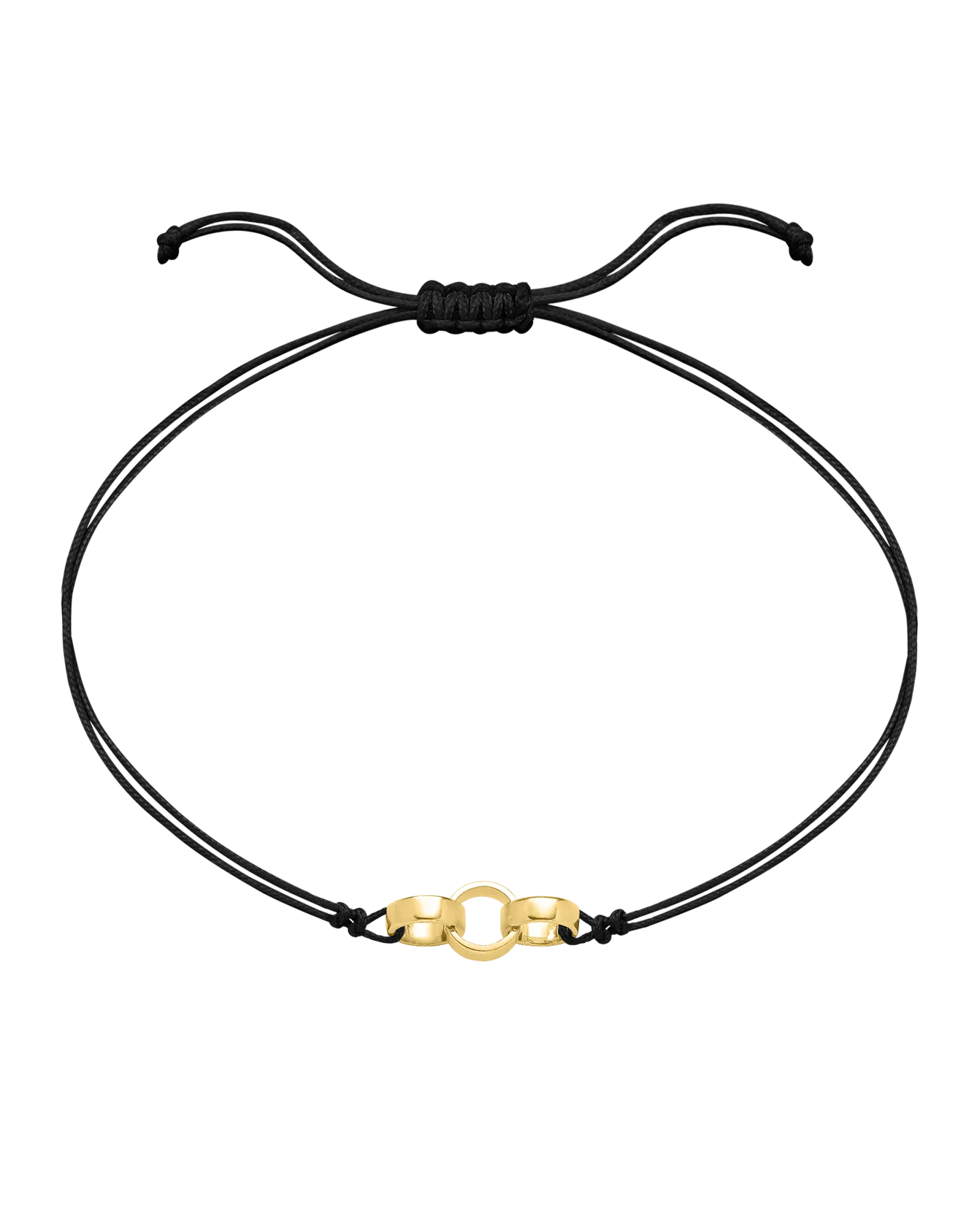 Engravable Links of Love - 14K Yellow Gold