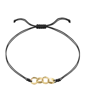 Engravable Links of Love - 14K Yellow Gold