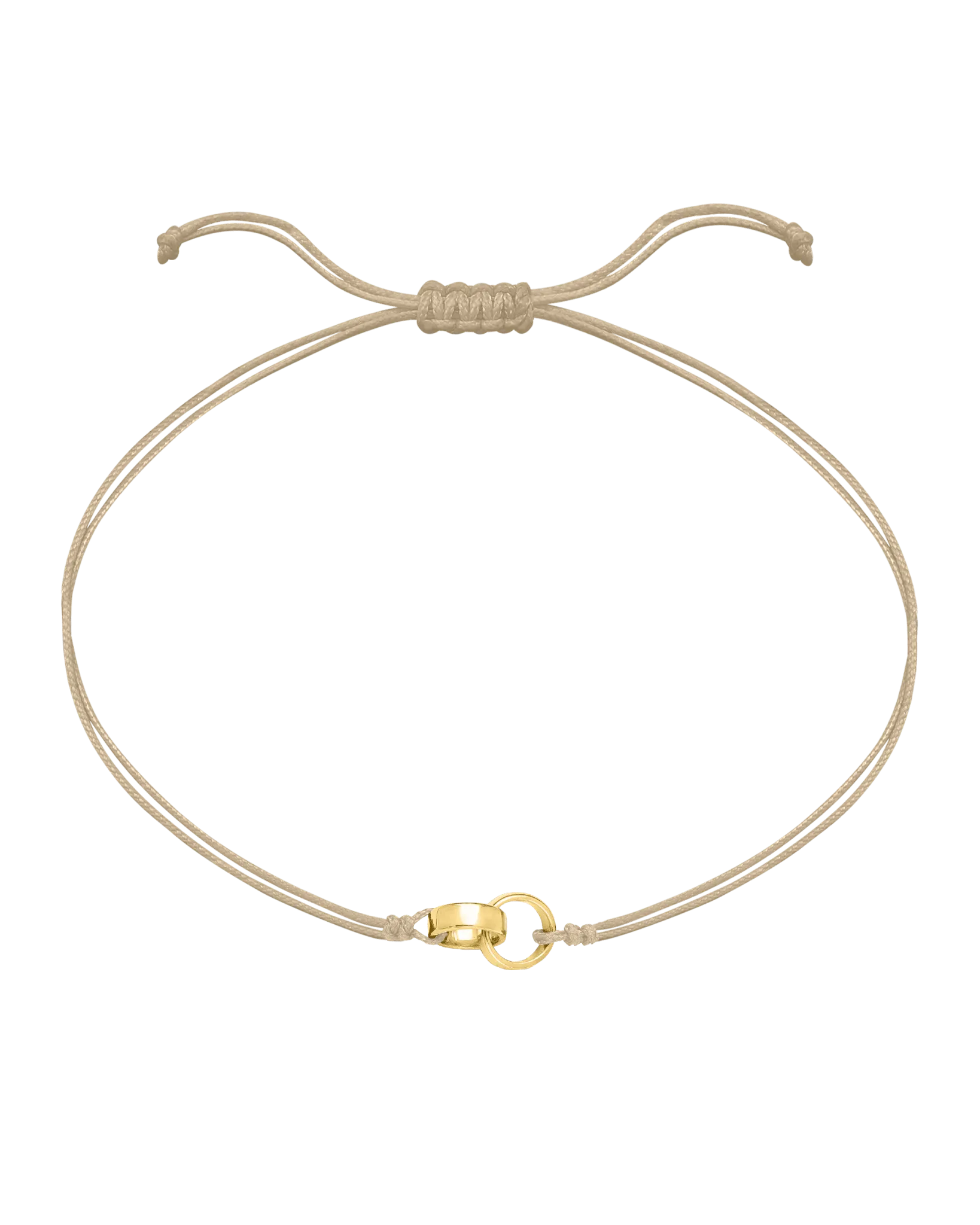 Engravable Links of Love - 14K Yellow Gold