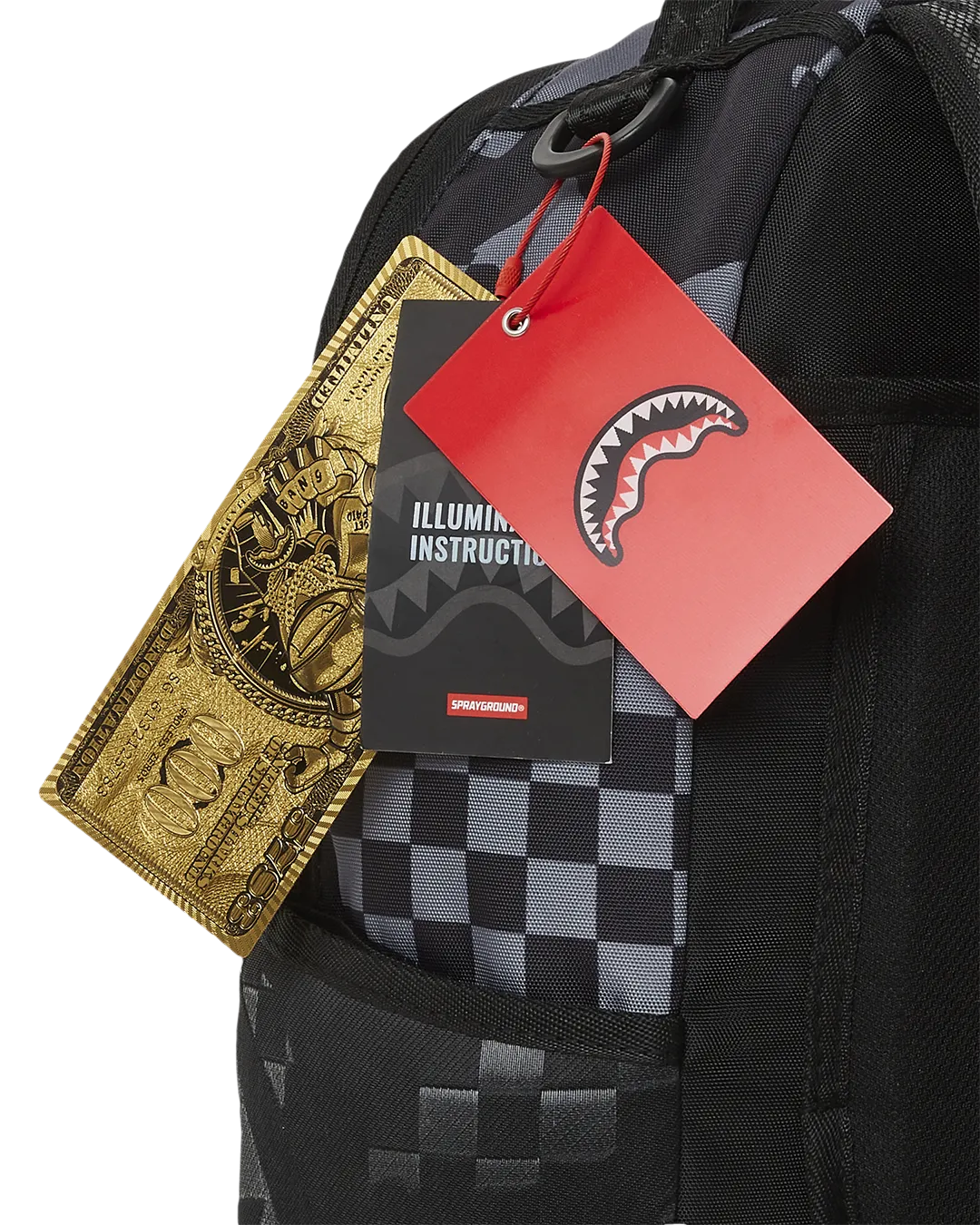 FIBER OPTICS 3AM THE PARTY NEVER STOPS BACKPACK