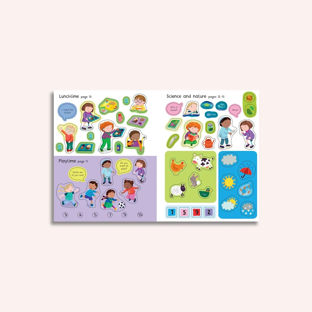 First Sticker Book - Starting School